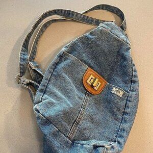 Denim Vintage Repurposed Backpack Handmade!